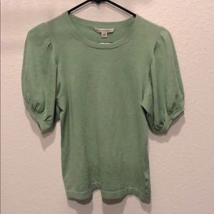 Pistachio green business casual top
